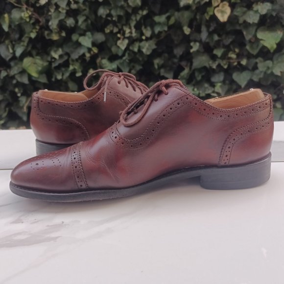 Charles Tyrwhitt Brogue Cap Toe Oxfords Men's US Size 9 F - Picture 8 of 12